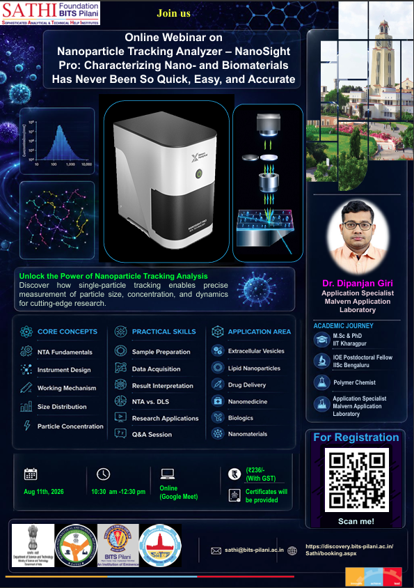 Webinar on Nanoparticle Tracking Analysis (NTA)
